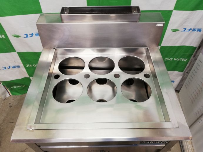 ☆★　マルゼン　角槽形ゆで麺機　MRK-066B　プロパンガス　6テボ　☆★