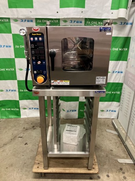 ☆★　マルゼン　電気式スチームコンベクションオーブン　SSC-02MSD　架台付き　2023年製　☆★